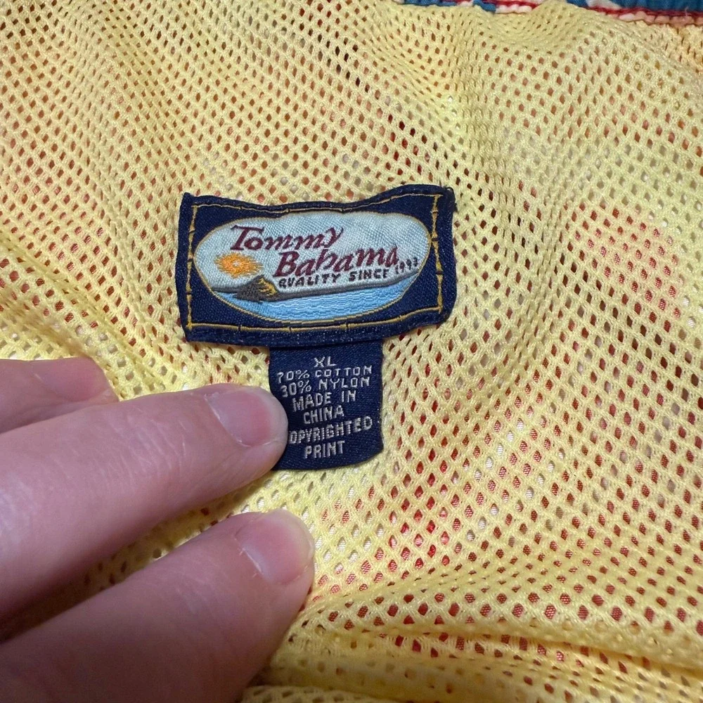 Tommy Bahama Mens Tropical Island Swim Trunks Lined XL Quick Dry Vacation Beach